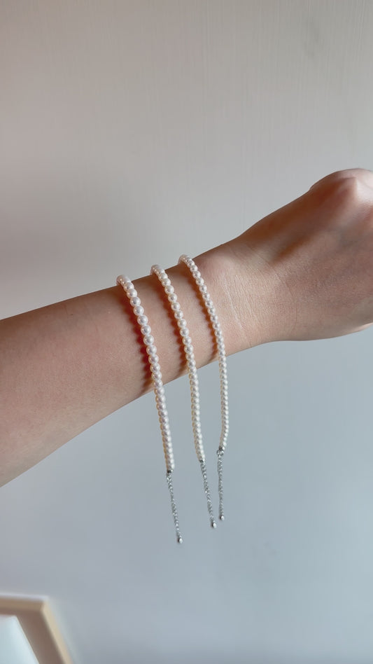 [ 手鏈 ] Aurora Pearl Bracelet (2.5-4.5mm)